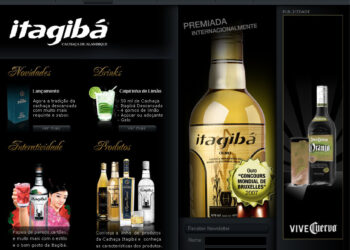 Site da Cachaça Itagibá